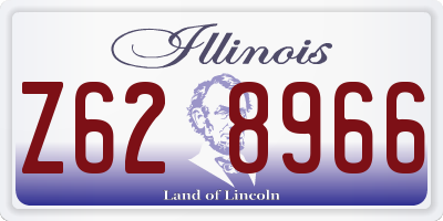 IL license plate Z628966