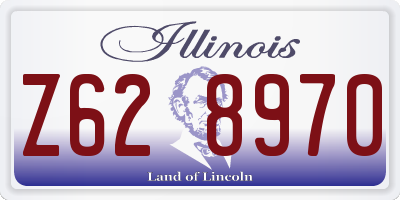 IL license plate Z628970