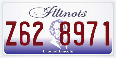 IL license plate Z628971