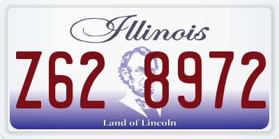 IL license plate Z628972