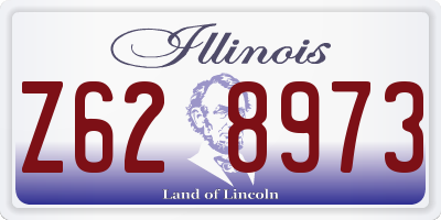 IL license plate Z628973