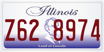 IL license plate Z628974