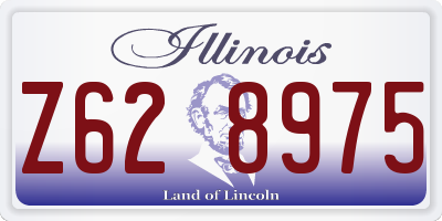 IL license plate Z628975