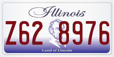 IL license plate Z628976