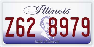 IL license plate Z628979