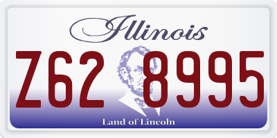 IL license plate Z628995