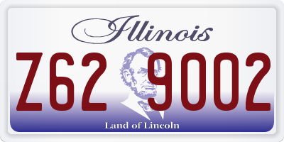 IL license plate Z629002