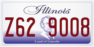 IL license plate Z629008