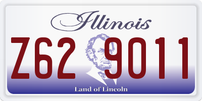 IL license plate Z629011