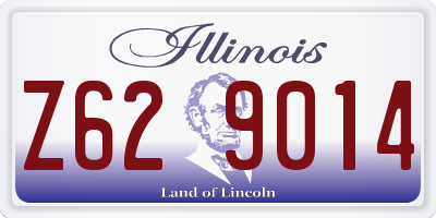 IL license plate Z629014