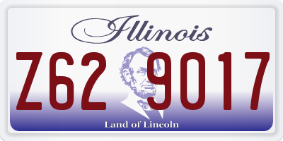 IL license plate Z629017