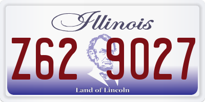 IL license plate Z629027