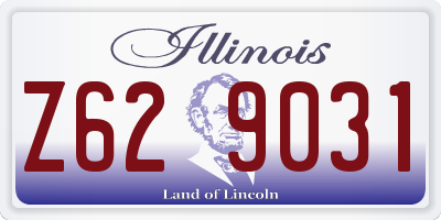 IL license plate Z629031