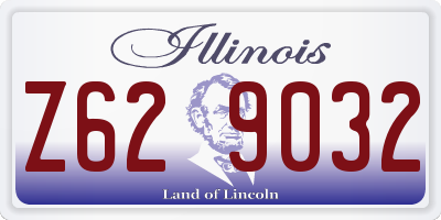 IL license plate Z629032