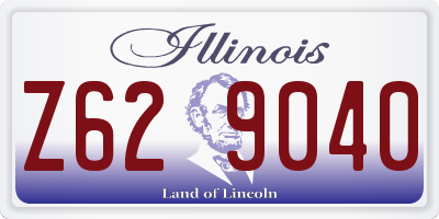 IL license plate Z629040
