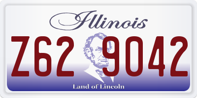 IL license plate Z629042