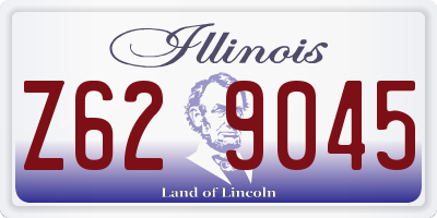 IL license plate Z629045