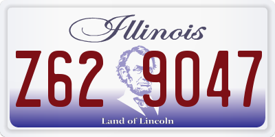 IL license plate Z629047