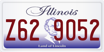IL license plate Z629052
