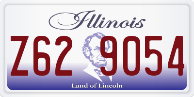 IL license plate Z629054