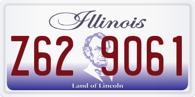 IL license plate Z629061