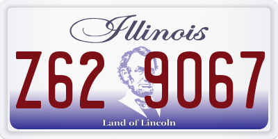 IL license plate Z629067