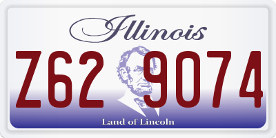 IL license plate Z629074
