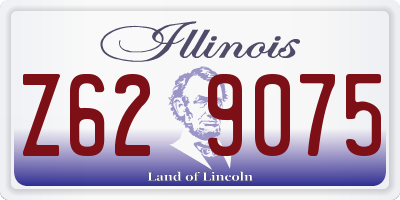 IL license plate Z629075
