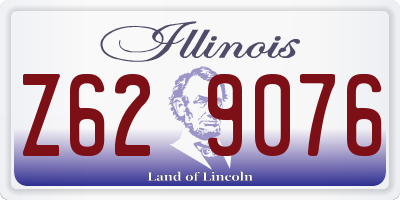 IL license plate Z629076