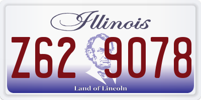 IL license plate Z629078