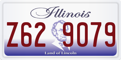 IL license plate Z629079