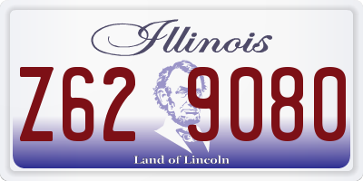 IL license plate Z629080