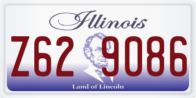 IL license plate Z629086