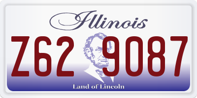 IL license plate Z629087