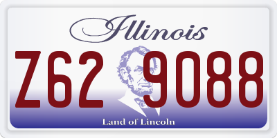 IL license plate Z629088