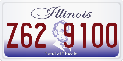IL license plate Z629100