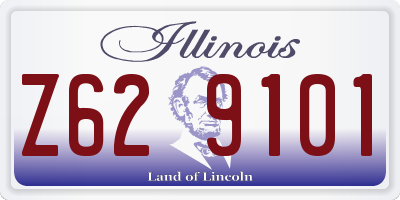 IL license plate Z629101