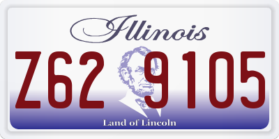 IL license plate Z629105