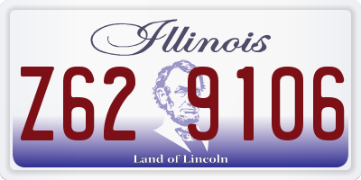IL license plate Z629106