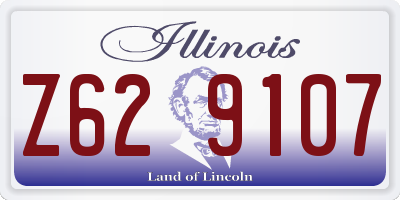 IL license plate Z629107