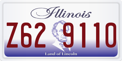 IL license plate Z629110