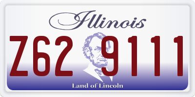 IL license plate Z629111