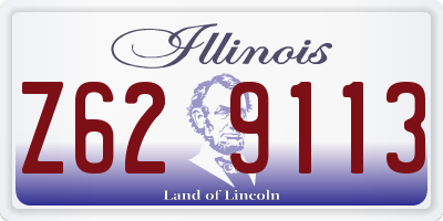 IL license plate Z629113