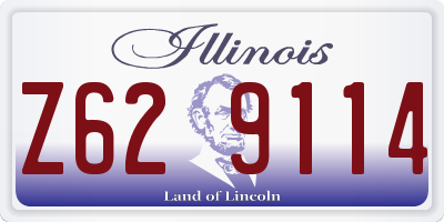 IL license plate Z629114