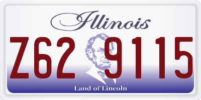 IL license plate Z629115