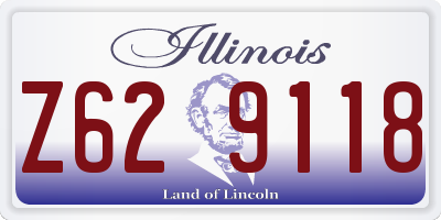 IL license plate Z629118