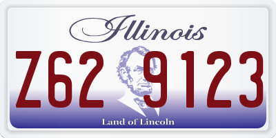 IL license plate Z629123