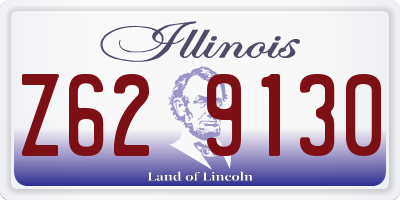 IL license plate Z629130
