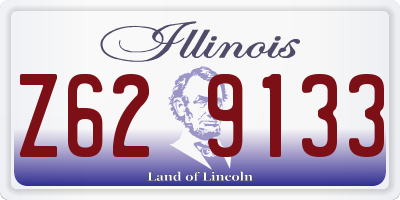 IL license plate Z629133