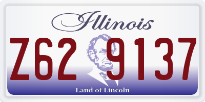 IL license plate Z629137